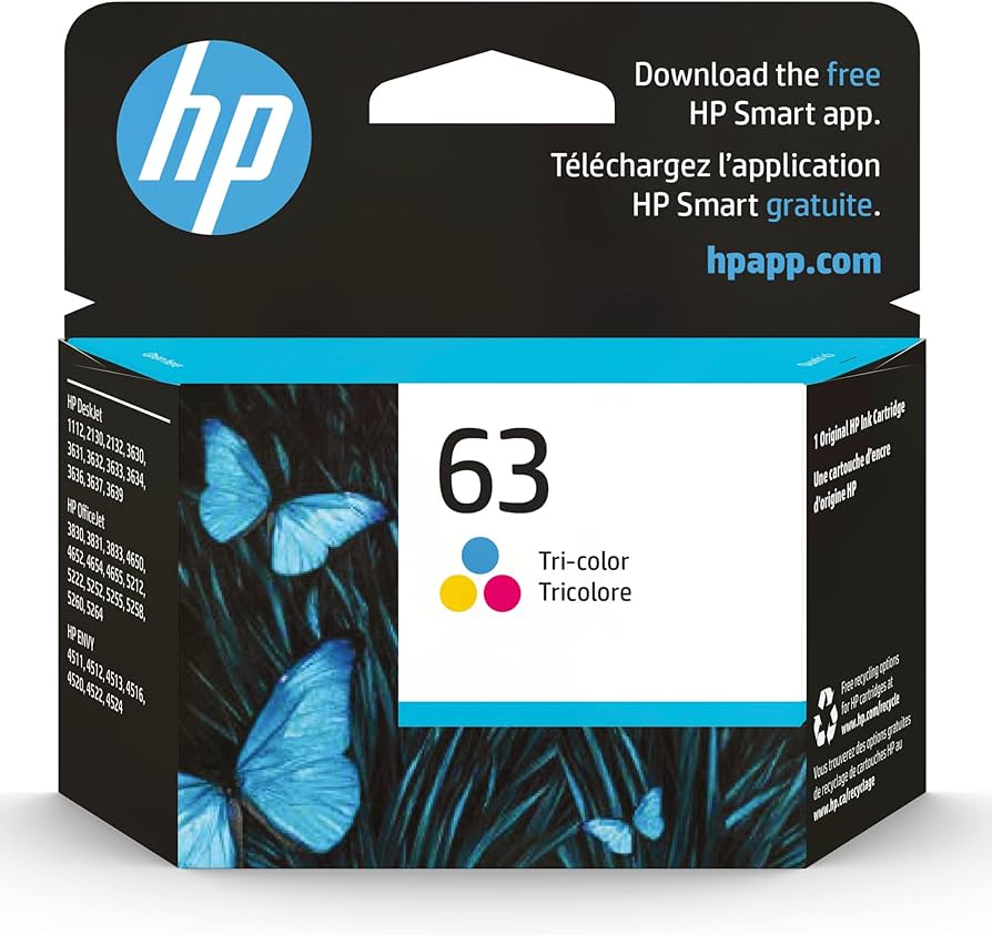 ventas de cartucho hp 63 COLOR